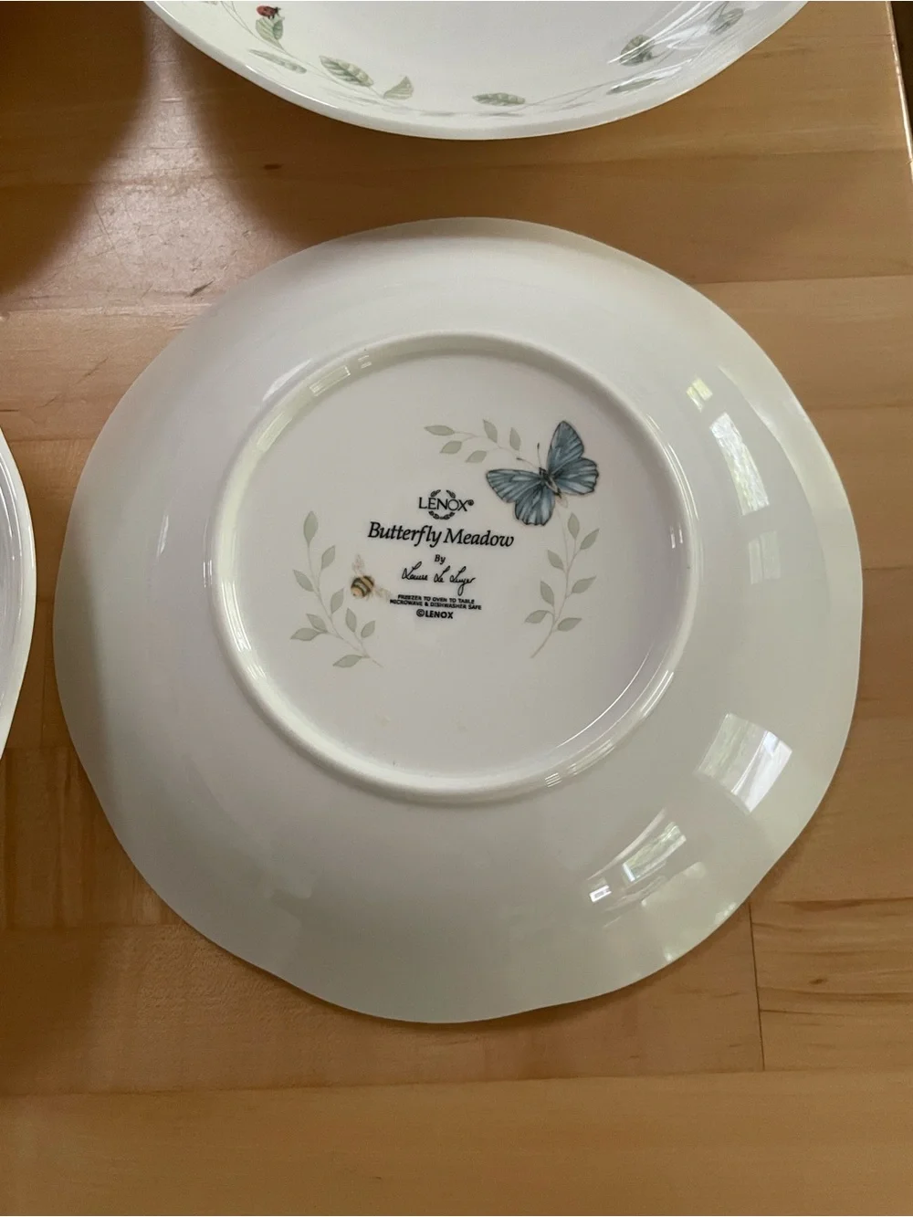 6 Lennox Butterfly & Leaf Soup Dish